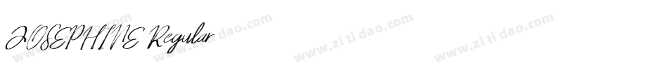 JOSEPHINE Regular字体转换